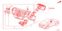 CENTER MODULE (NAVIGATION) voor Honda ACCORD DIESEL 2.2 LUXURY 4 deuren 5-traps automatische versnellingsbak 2012