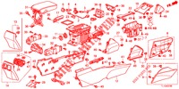 CONSOLE (LH) voor Honda ACCORD DIESEL 2.2 LUXURY 4 deuren 5-traps automatische versnellingsbak 2012