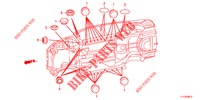 DOORVOERTULLE (INFERIEUR) voor Honda ACCORD DIESEL 2.2 LUXURY 4 deuren 5-traps automatische versnellingsbak 2012