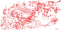 INSTRUMENTEN PANEEL BOVEN (LH) voor Honda ACCORD DIESEL 2.2 LUXURY 4 deuren 5-traps automatische versnellingsbak 2012