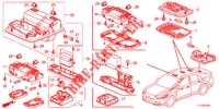 INTERIEUR VERLICHTING (2) voor Honda ACCORD DIESEL 2.2 LUXURY 4 deuren 5-traps automatische versnellingsbak 2012