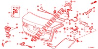 KOFFERBAK KLEP(4DE)  voor Honda ACCORD DIESEL 2.2 LUXURY 4 deuren 5-traps automatische versnellingsbak 2012