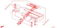 MOTOR AFDEKKING (DIESEL) voor Honda ACCORD DIESEL 2.2 LUXURY 4 deuren 5-traps automatische versnellingsbak 2012