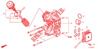 OLIEFILTER HOUDER (DIESEL) voor Honda ACCORD DIESEL 2.2 LUXURY 4 deuren 5-traps automatische versnellingsbak 2012
