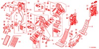 PEDAAL (LH) voor Honda ACCORD DIESEL 2.2 LUXURY 4 deuren 5-traps automatische versnellingsbak 2012