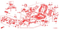 V. ZITTING COMPONENTEN (D.) (SIEGE ENTIEREMENT MOTORISE) voor Honda ACCORD DIESEL 2.2 LUXURY 4 deuren 5-traps automatische versnellingsbak 2012