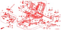 V. ZITTING COMPONENTEN (G.) (SIEGE ENTIEREMENT MOTORISE) (2) voor Honda ACCORD DIESEL 2.2 LUXURY 4 deuren 5-traps automatische versnellingsbak 2012