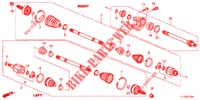 VOOR AANDRIJFAS/HALVE AS (DIESEL) voor Honda ACCORD DIESEL 2.2 LUXURY 4 deuren 5-traps automatische versnellingsbak 2012