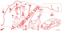 VOOR RUITEWISSER (2DE)  voor Honda ACCORD DIESEL 2.2 LUXURY 4 deuren 5-traps automatische versnellingsbak 2012
