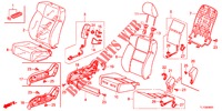 VOOR ZITTING/VEILIGHEIDSRIEMEN (D.) (LH) voor Honda ACCORD DIESEL 2.2 LUXURY 4 deuren 5-traps automatische versnellingsbak 2012