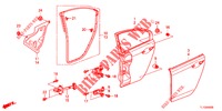 ACHTER PORTIER PANELEN(4DE)  voor Honda ACCORD DIESEL 2.2 EXECUTIVE H 4 deuren 6-versnellings handgeschakelde versnellingsbak 2012