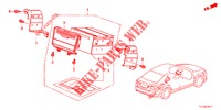 AUDIO UNIT (NAVIGATION) voor Honda ACCORD DIESEL 2.2 EXECUTIVE H 4 deuren 6-versnellings handgeschakelde versnellingsbak 2012