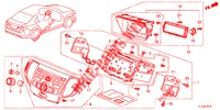 AUDIO UNIT  voor Honda ACCORD DIESEL 2.2 EXECUTIVE H 4 deuren 6-versnellings handgeschakelde versnellingsbak 2012