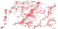 BRANDSTOF TANK (DIESEL) voor Honda ACCORD DIESEL 2.2 EXECUTIVE H 4 deuren 6-versnellings handgeschakelde versnellingsbak 2012