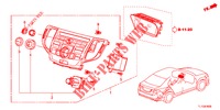 CENTER MODULE (NAVIGATION) voor Honda ACCORD DIESEL 2.2 EXECUTIVE H 4 deuren 6-versnellings handgeschakelde versnellingsbak 2012