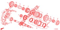 HOOFDAS (DIESEL) voor Honda ACCORD DIESEL 2.2 EXECUTIVE H 4 deuren 6-versnellings handgeschakelde versnellingsbak 2012
