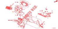 INSTRUMENTEN AFWERKING (COTE DE CONDUCTEUR) (LH) voor Honda ACCORD DIESEL 2.2 EXECUTIVE H 4 deuren 6-versnellings handgeschakelde versnellingsbak 2012