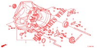 KOPPELING BEHUIZING (DIESEL) voor Honda ACCORD DIESEL 2.2 EXECUTIVE H 4 deuren 6-versnellings handgeschakelde versnellingsbak 2012