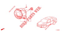 MISTLAMP  voor Honda ACCORD DIESEL 2.2 EXECUTIVE H 4 deuren 6-versnellings handgeschakelde versnellingsbak 2012