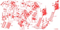 PEDAAL (LH) voor Honda ACCORD DIESEL 2.2 EXECUTIVE H 4 deuren 6-versnellings handgeschakelde versnellingsbak 2012