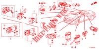 SCHAKELAAR (LH) voor Honda ACCORD DIESEL 2.2 EXECUTIVE H 4 deuren 6-versnellings handgeschakelde versnellingsbak 2012