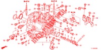 TRANSMISSIE HUIS (DIESEL) voor Honda ACCORD DIESEL 2.2 EXECUTIVE H 4 deuren 6-versnellings handgeschakelde versnellingsbak 2012