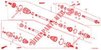 VOOR AANDRIJFAS/HALVE AS (DIESEL) voor Honda ACCORD DIESEL 2.2 EXECUTIVE H 4 deuren 6-versnellings handgeschakelde versnellingsbak 2012