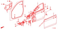 VOOR PORTIER PANELEN(2DE)  voor Honda ACCORD DIESEL 2.2 EXECUTIVE H 4 deuren 6-versnellings handgeschakelde versnellingsbak 2012