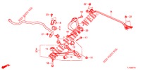 VOOR STABILISATOR/VOOR ONDER ARM  voor Honda ACCORD DIESEL 2.2 EXECUTIVE H 4 deuren 6-versnellings handgeschakelde versnellingsbak 2012