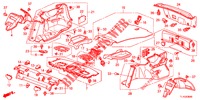 ACHTER HOUDER/ZIJDE VOERING (4DE)  voor Honda ACCORD DIESEL 2.2 S 4 deuren 6-versnellings handgeschakelde versnellingsbak 2012