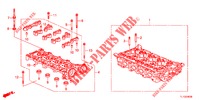 CILINDERKOP AFDEKKING (DIESEL) voor Honda ACCORD DIESEL 2.2 S 4 deuren 6-versnellings handgeschakelde versnellingsbak 2012