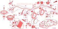 RADIO ANTENNE/LUIDSPREKER (LH) voor Honda ACCORD DIESEL S 4 deuren 6-versnellings handgeschakelde versnellingsbak 2012
