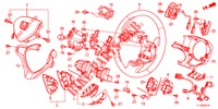 STUURWIEL (SRS) voor Honda ACCORD DIESEL 2.2 S 4 deuren 6-versnellings handgeschakelde versnellingsbak 2012