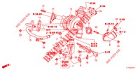 TURBOLADER SYSTEEM (DIESEL) voor Honda ACCORD DIESEL 2.2 S 4 deuren 6-versnellings handgeschakelde versnellingsbak 2012