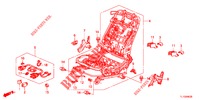 V. ZITTING COMPONENTEN (D.) (SIEGE REGLAGE MANUEL) voor Honda ACCORD DIESEL 2.2 S 4 deuren 6-versnellings handgeschakelde versnellingsbak 2012