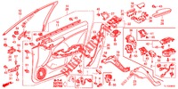 VOOR PORTIER VOERING (LH) voor Honda ACCORD DIESEL 2.2 S 4 deuren 6-versnellings handgeschakelde versnellingsbak 2012