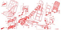 VOOR ZITTING/VEILIGHEIDSRIEMEN (D.) (LH) voor Honda ACCORD DIESEL 2.2 S 4 deuren 6-versnellings handgeschakelde versnellingsbak 2012