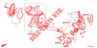 WATERPOMP/THERMOSTAAT (DIESEL) voor Honda ACCORD DIESEL 2.2 S 4 deuren 6-versnellings handgeschakelde versnellingsbak 2012