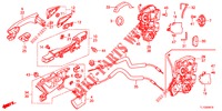 ACHTER PORTIER SLOTEN/BUITEN HENDEL  voor Honda ACCORD DIESEL 2.2 S 4 deuren 5-traps automatische versnellingsbak 2012