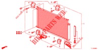 AIRCONDITIONER (CONDENSATEUR) (DIESEL) voor Honda ACCORD DIESEL 2.2 S 4 deuren 5-traps automatische versnellingsbak 2012