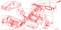 AUDIO UNIT  voor Honda ACCORD DIESEL 2.2 S 4 deuren 5-traps automatische versnellingsbak 2012