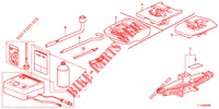 GEREEDSCHAP/KRIK  voor Honda ACCORD DIESEL 2.2 S 4 deuren 5-traps automatische versnellingsbak 2012