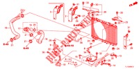 RADIATOR SLANG/RESERVETANK (DIESEL) voor Honda ACCORD DIESEL 2.2 S 4 deuren 5-traps automatische versnellingsbak 2012