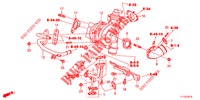 TURBOLADER SYSTEEM (DIESEL) voor Honda ACCORD DIESEL 2.2 S 4 deuren 5-traps automatische versnellingsbak 2012