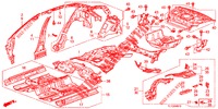 VLOER/BINNEN PANELEN  voor Honda ACCORD DIESEL 2.2 S 4 deuren 5-traps automatische versnellingsbak 2012