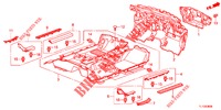 VLOERMAT/ISOLATOR  voor Honda ACCORD DIESEL 2.2 S 4 deuren 5-traps automatische versnellingsbak 2012