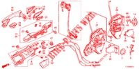 VOOR PORTIER SLOTEN/BUITEN HENDEL  voor Honda ACCORD DIESEL 2.2 S 4 deuren 5-traps automatische versnellingsbak 2012