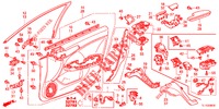VOOR PORTIER VOERING (LH) voor Honda ACCORD DIESEL 2.2 S 4 deuren 5-traps automatische versnellingsbak 2012