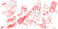 VOOR ZITTING/VEILIGHEIDSRIEMEN (D.) (LH) voor Honda ACCORD DIESEL 2.2 S 4 deuren 5-traps automatische versnellingsbak 2012