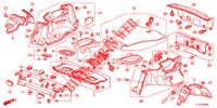 ACHTER HOUDER/ZIJDE VOERING (4DE)  voor Honda ACCORD DIESEL 2.2 SH 4 deuren 6-versnellings handgeschakelde versnellingsbak 2012